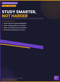 Study Smarter, Not Harder — Science-Backed Study Guide PDF | Active Recall, Spaced Repetition & Note-Taking for Students
