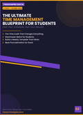 The Ultimate Time Management Blueprint for Students — Step-by-Step PDF | Beat Procrastination | Weekly Planning | Study-Life Balance